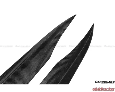 Carbonado CFRP RZS Style Rear Bumper Caps Mercedes Benz C63 AMG W204 2012-2014 - CFAF-003