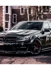 Carbonado CFRP RZS Style Side Skirts Mercedes Benz C63 AMG W204 2008-2014                                     - CFAF-004 - Image 11