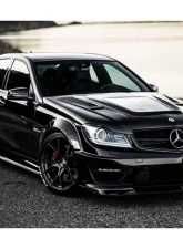 Carbonado CFRP RZS Style Side Skirts Mercedes Benz C63 AMG W204 2008-2014                                     - CFAF-004 - Image 12