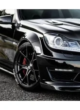 Carbonado CFRP RZS Style Side Skirts Mercedes Benz C63 AMG W204 2008-2014                                     - CFAF-004 - Image 8