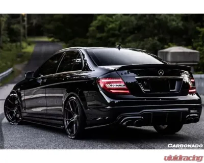 Carbonado FGCF RZ Style Rear Lip Mercedes Benz C63 AMG W204 2012-2014 - FGCFCMD-021