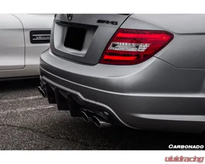 Carbonado FGCF RZ Style Rear Lip Mercedes Benz C63 AMG W204 2012-2014 - FGCFCMD-021