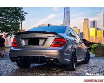 Carbonado FGCF RZ Style Rear Lip Mercedes Benz C63 AMG W204 2012-2014 - FGCFCMD-021