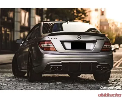 Carbonado FGCF RZ Style Rear Lip Mercedes Benz C63 AMG W204 2012-2014 - FGCFCMD-021