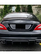 Carbonado CFRP RT Style Rear Diffuser Mercedes Benz CLS350 | CLS63 AMG W218 2011-2015                                     - CFCMD-022 - Image 4