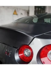 Carbonado DCF AMS Style Trunk Nissan GTR R35 2008-2020                                     - DCFT3503.AMS - Image 5