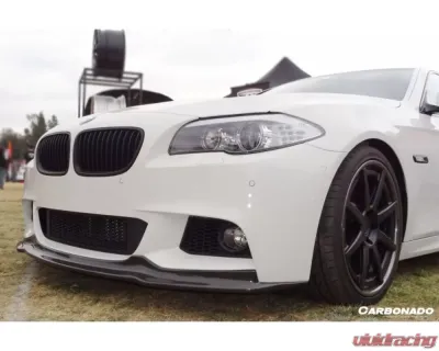 Carbonado CFRP AK Style Front Lip BMW 5 Series F10 M-Tech 2011-2016 - CMD008