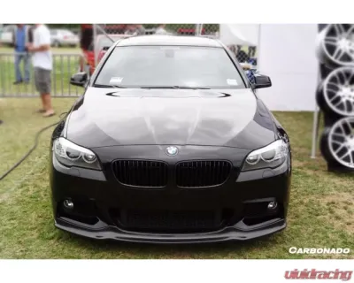 Carbonado CFRP AK Style Front Lip BMW 5 Series F10 M-Tech 2011-2016 - CMD008
