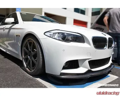 Carbonado CFRP AK Style Front Lip BMW 5 Series F10 M-Tech 2011-2016 - CMD008