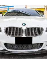 Carbonado CFRP AK Style Front Lip BMW 5 Series F10 M-Tech 2011-2016                                     - CMD008 - Image 4
