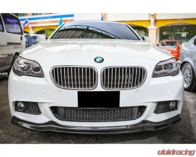 Carbonado CFRP AK Style Front Lip BMW 5 Series F10 M-Tech 2011-2016 - CMD008