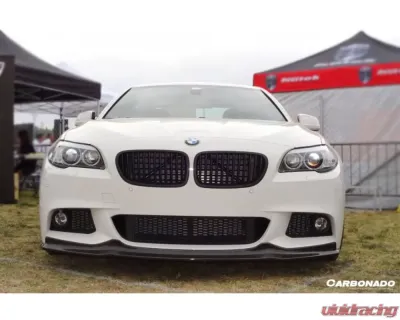 Carbonado CFRP AK Style Front Lip BMW 5 Series F10 M-Tech 2011-2016 - CMD008