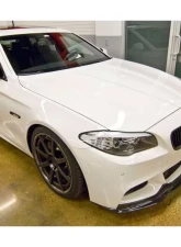 Carbonado CFRP AK Style Front Lip BMW 5 Series F10 M-Tech 2011-2016                                     - CMD008 - Image 6