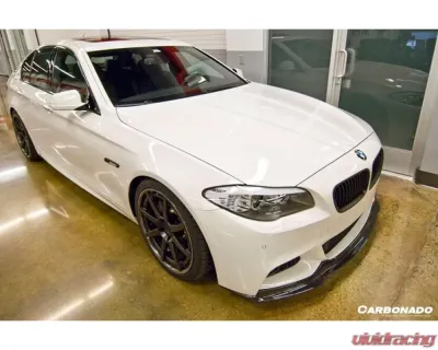 Carbonado CFRP AK Style Front Lip BMW 5 Series F10 M-Tech 2011-2016 - CMD008