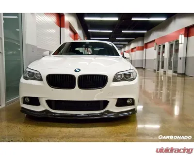 Carbonado CFRP AK Style Front Lip BMW 5 Series F10 M-Tech 2011-2016 - CMD008