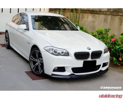 Carbonado CFRP AK Style Front Lip BMW 5 Series F10 M-Tech 2011-2016 - CMD008