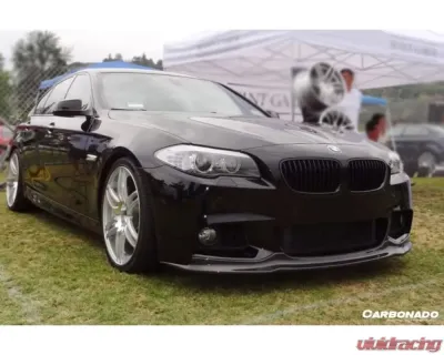 Carbonado CFRP AK Style Front Lip BMW 5 Series F10 M-Tech 2011-2016 - CMD008