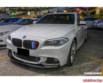 Carbonado CFRP MP Style Front Lip BMW 5 Series F10 M-Tech 2011-2016 - CMD009