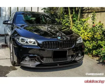 Carbonado CFRP MP Style Front Lip BMW 5 Series F10 M-Tech 2011-2016 - CMD009