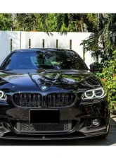 Carbonado CFRP MP Style Front Lip BMW 5 Series F10 M-Tech 2011-2016                                     - CMD009 - Image 4