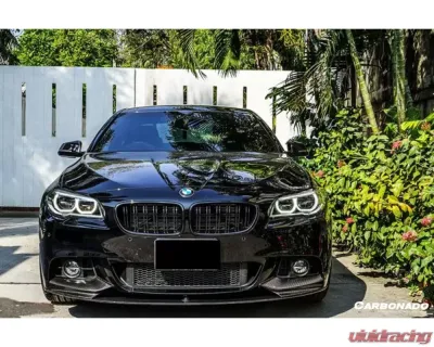Carbonado CFRP MP Style Front Lip BMW 5 Series F10 M-Tech 2011-2016 - CMD009