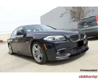 Carbonado CFRP MP Style Front Lip BMW 5 Series F10 M-Tech 2011-2016 - CMD009