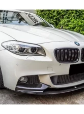 Carbonado CFRP MP Style Front Lip BMW 5 Series F10 M-Tech 2011-2016                                     - CMD009 - Image 8