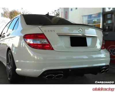 Carbonado CFRP AK Style Diffuser Mercedes Benz C63 AMG W204 2008-2011 - CMD017