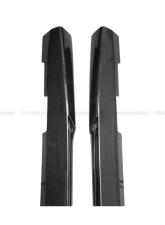 Carbonado CFRP VS Style Side Skirts Mercedes Benz C63 AMG W204 Sedan 2008-2014                                     - CMD020 - Image 4
