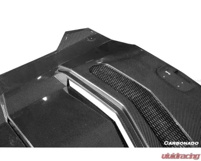 Carbonado DCF BKSS Style Engine Trunk Lamborghini Aventador LP700 Coupe 2011-2016 - DCF5900BKSS.EH