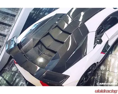 Carbonado DCF BKSS Style Engine Trunk Lamborghini Aventador LP700 Coupe 2011-2016 - DCF5900BKSS.EH