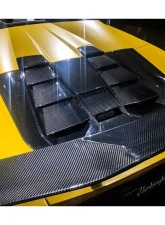Carbonado DryFGCF OD Style Engine Trunk Lamborghini Huracan EVO Spyder 2019-2021                                     - DRYFGCF-LPEVO-EH - Image 6