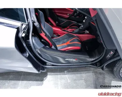 Carbonado DryCF Dry Door Sills McLaren 720s 2017-2021 - DRYCF8005OE-DC