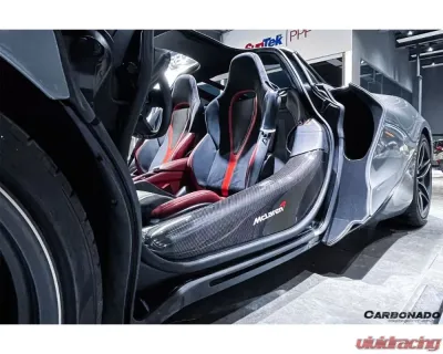 Carbonado DryCF Dry Door Sills McLaren 720s 2017-2021 - DRYCF8005OE-DC
