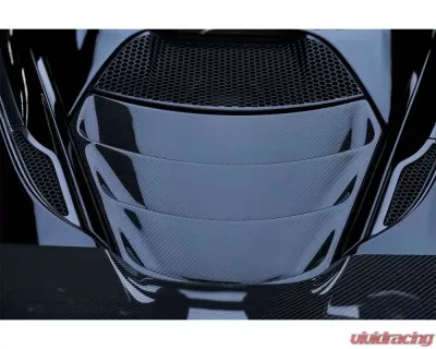 Carbonado DryCF DRY Engine Cover Replacement McLaren 720s 2017-2021 - DRYCF8005OE-EC