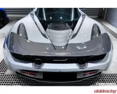 Carbonado FGDRYCF OEM Style Dry Rear Bumper Upper Exhaust Valance Panel McLaren 720s 2017-2021 - FGDRYCF8005OE-EVP