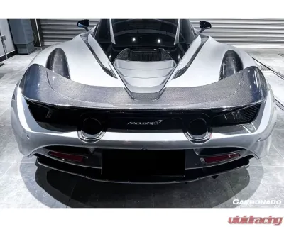 Carbonado FGDRYCF OEM Style Dry Rear Bumper Upper Exhaust Valance Panel McLaren 720s 2017-2021 - FGDRYCF8005OE-EVP