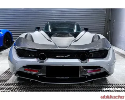 Carbonado FGDRYCF OEM Style Dry Rear Bumper Upper Exhaust Valance Panel McLaren 720s 2017-2021 - FGDRYCF8005OE-EVP