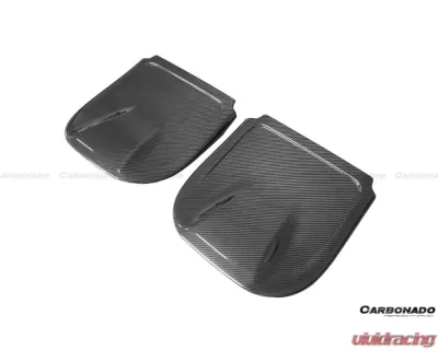 Carbonado DryCF OEM Style Dry Seat Back Replacement Infiniti Q50 Sedan 2014-2017 - DRYCF8346OEM-STC