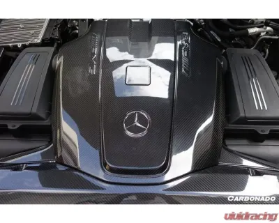 Carbonado DryCF Autoclave Engine Cover Replacement Mercedes Benz AMG GT | GTS 2015-2020 - DRYCF8508OE.EC
