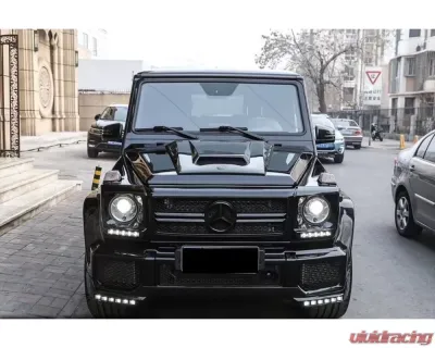 Carbonado DryCF BRS Style Autoclave Hood Scoop Mercedes Benz W463 G-Class 2002-2016 - DRYCF8514BRS.H