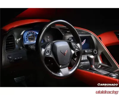 Carbonado FGDRYCF Dash Board - Left & Right Chevrolet Corvette C7 | Z06 2013-2019 - FGDRYCF8993OE-DASH