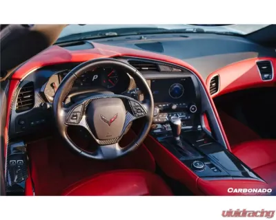 Carbonado FGDRYCF Dash Board - Left & Right Chevrolet Corvette C7 | Z06 2013-2019 - FGDRYCF8993OE-DASH