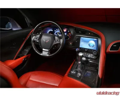 Carbonado FGDRYCF Dash Board - Left & Right Chevrolet Corvette C7 | Z06 2013-2019 - FGDRYCF8993OE-DASH