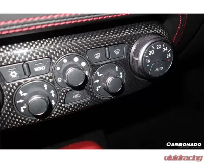 Carbonado DryFGCF OE Style DRY Control Panel Cover Ferrari 458 Coupe | Spyder 2010-2015 - FGDRYCF9501OE.CPC