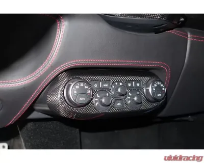 Carbonado DryFGCF OE Style DRY Control Panel Cover Ferrari 458 Coupe | Spyder 2010-2015 - FGDRYCF9501OE.CPC