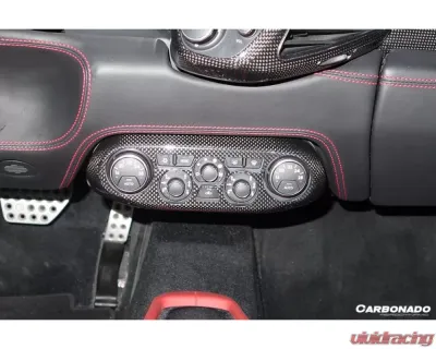 Carbonado DryFGCF OE Style DRY Control Panel Cover Ferrari 458 Coupe | Spyder 2010-2015 - FGDRYCF9501OE.CPC