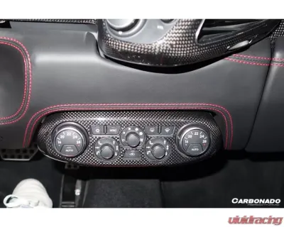 Carbonado DryFGCF OE Style DRY Control Panel Cover Ferrari 458 Coupe | Spyder 2010-2015 - FGDRYCF9501OE.CPC
