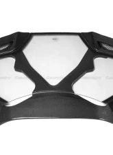 Carbonado DryCF Dry Engine Hood w/ Glass Ferrari 488 Spyder 2015-2019                                     - DRYCF9503CPO.EH - Image 19