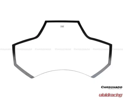 Carbonado DryCF Dry Engine Hood w/ Glass Ferrari 488 Spyder 2015-2019 - DRYCF9503CPO.EH